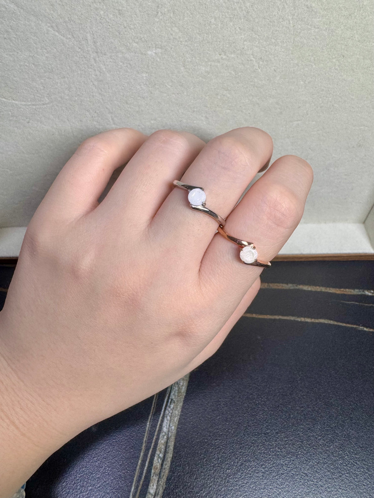 Vera Solitaire Breastmilk Ring