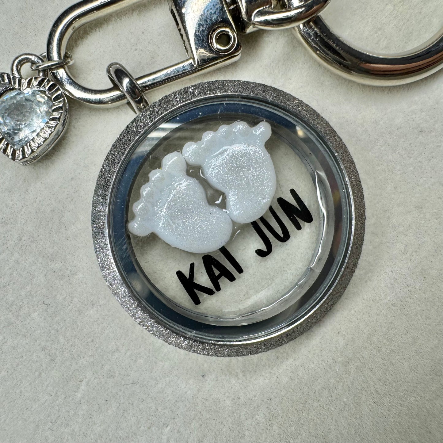 Signature Locket with Clear Background