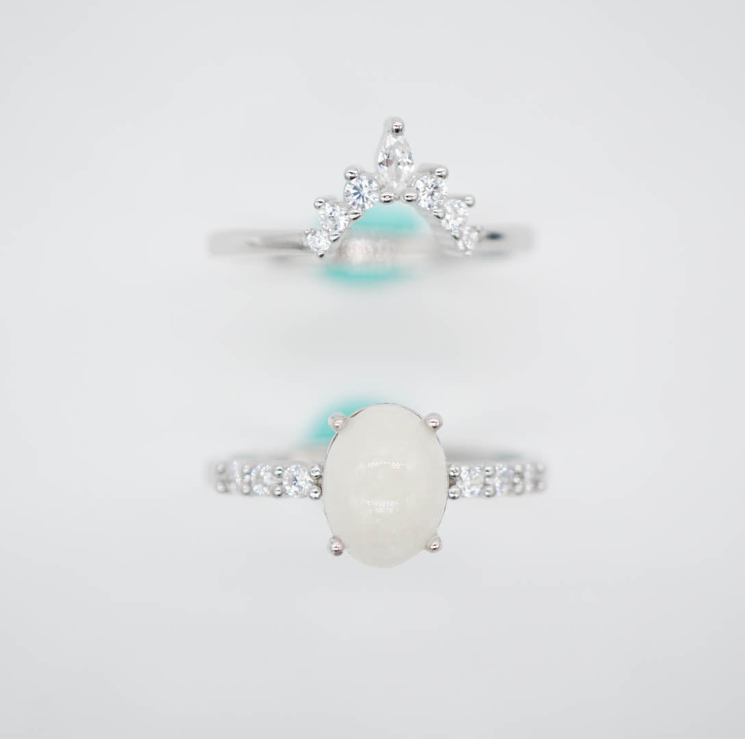 Auristelle Solitaire Breastmilk Ring