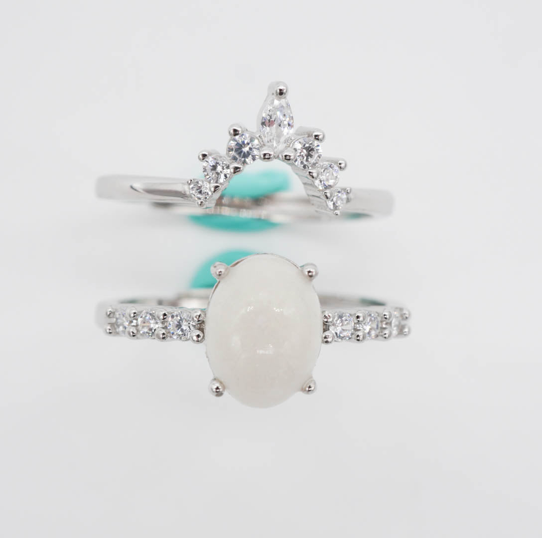 Auristelle Solitaire Breastmilk Ring