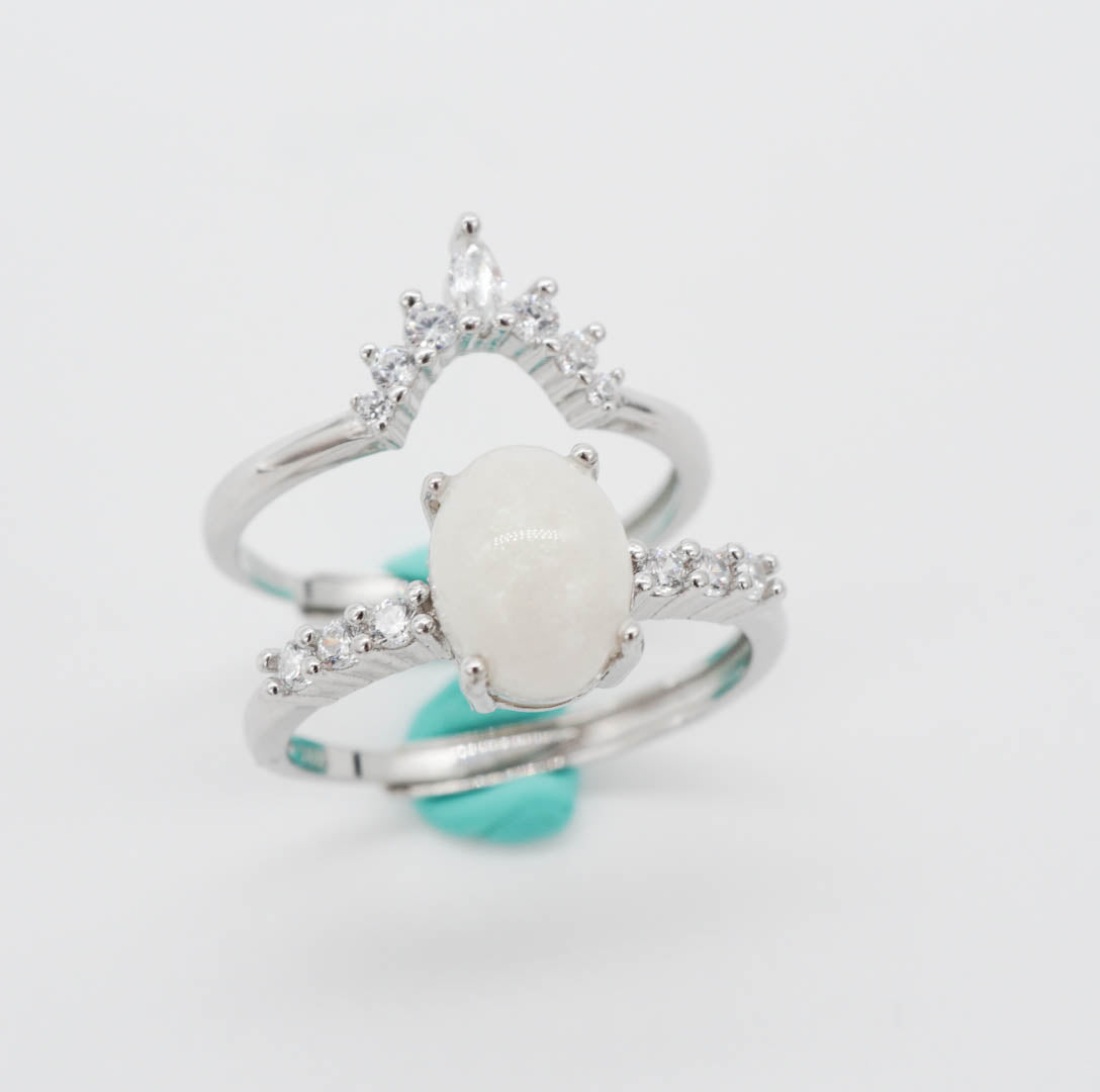 Auristelle Solitaire Breastmilk Ring