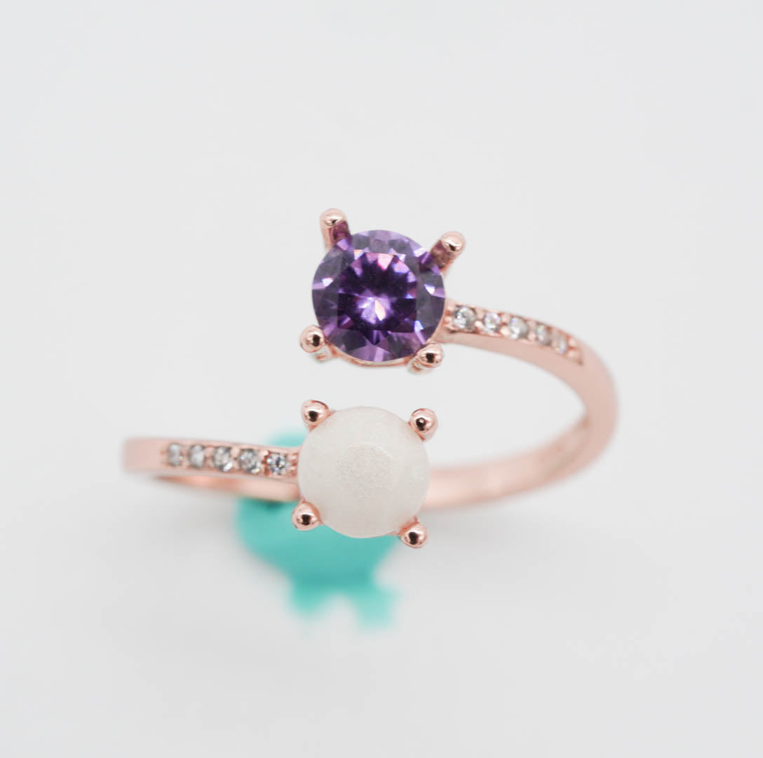 Signature Birthstone Breastmilk Ring