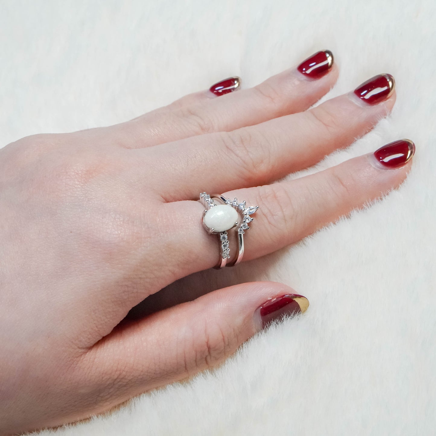 Auristelle Solitaire Breastmilk Ring