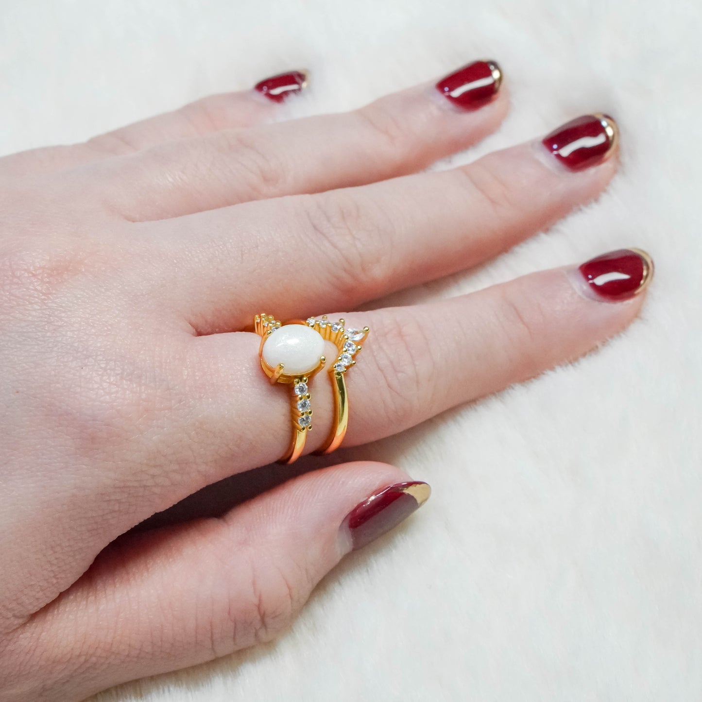 Auristelle Solitaire Breastmilk Ring