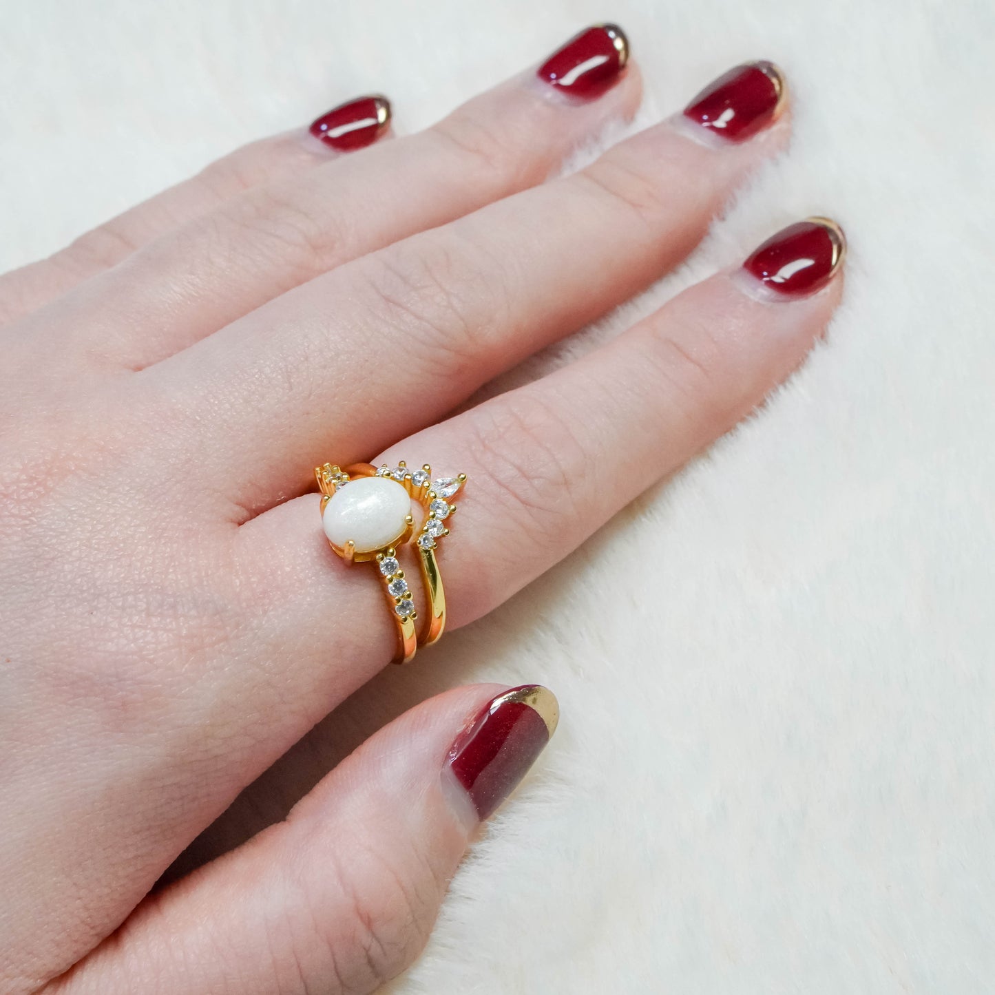 Auristelle Solitaire Breastmilk Ring
