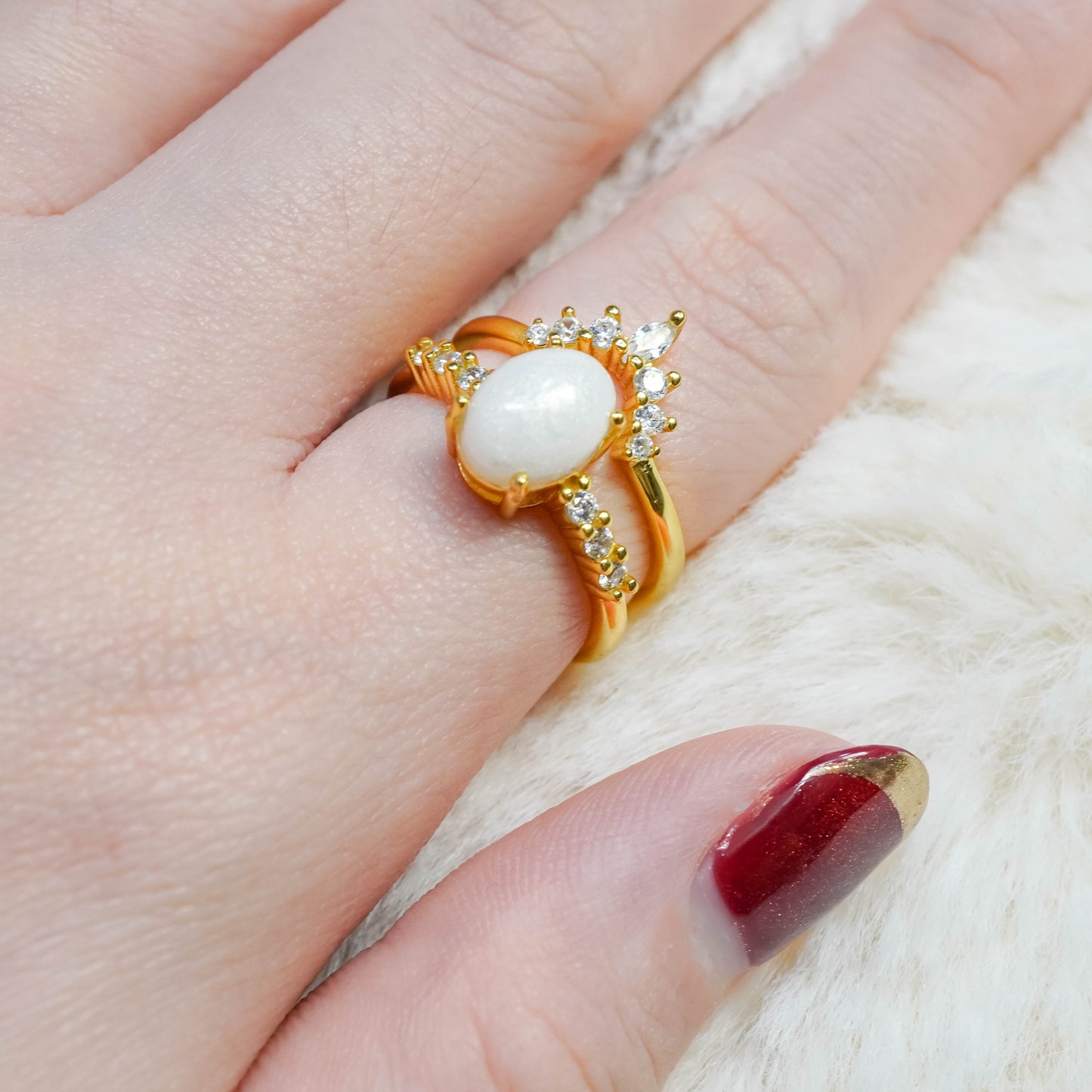 Auristelle Solitaire Breastmilk Ring