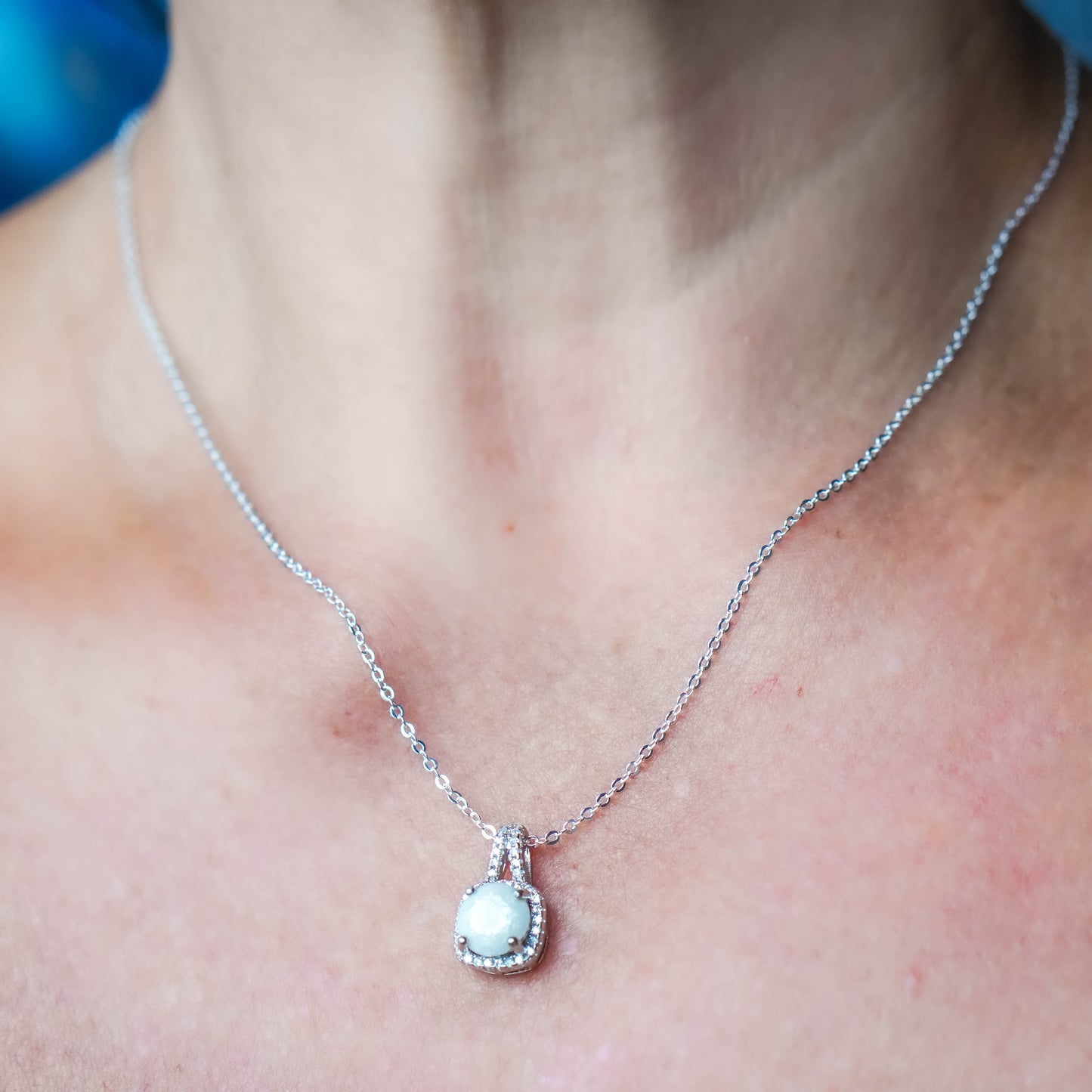 Princess Solitaire Breastmilk Pendant