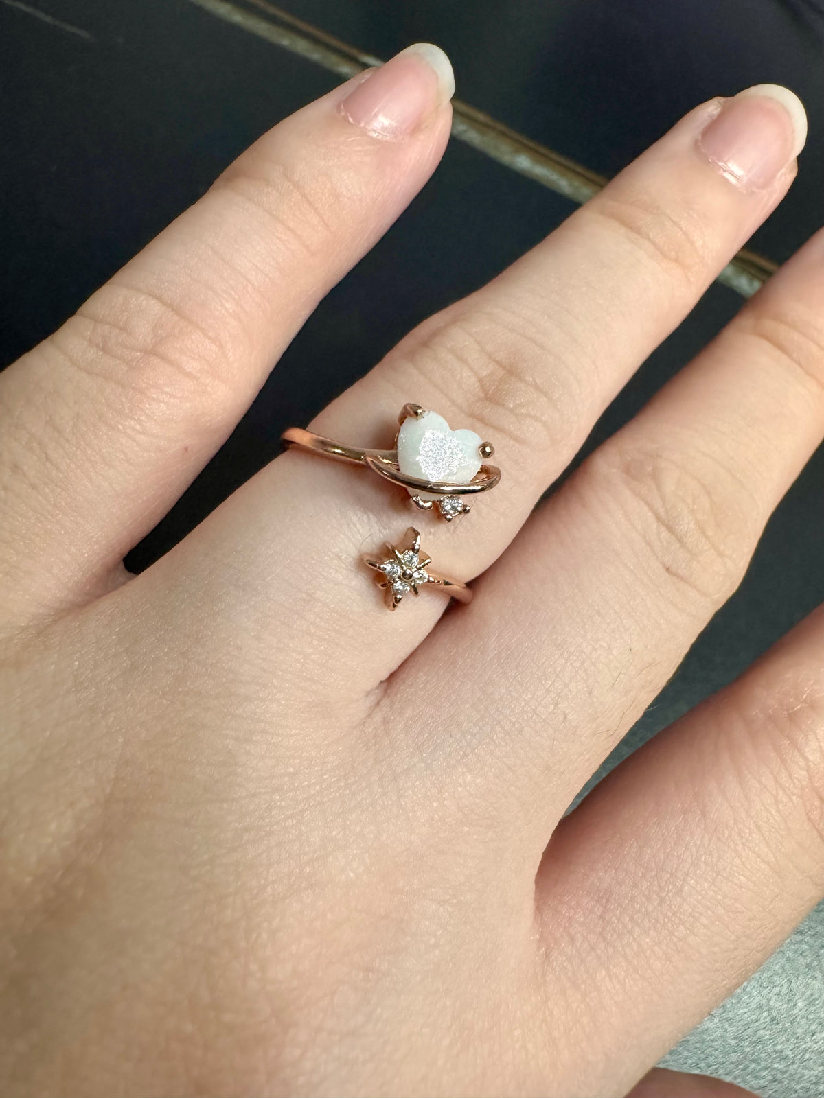 Krystel Solitaire Breastmilk Ring