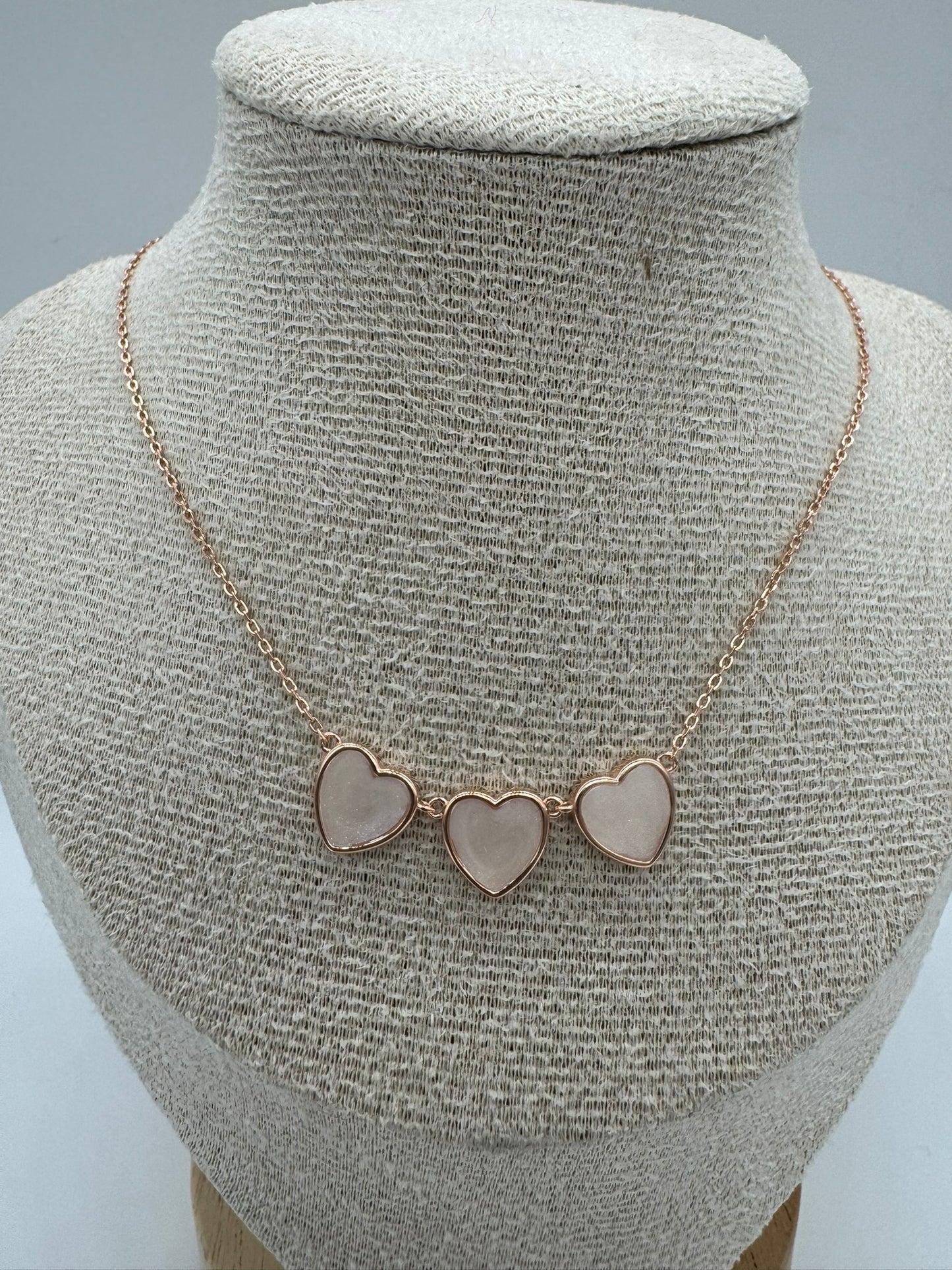 Trinity Heart Breastmilk Necklace