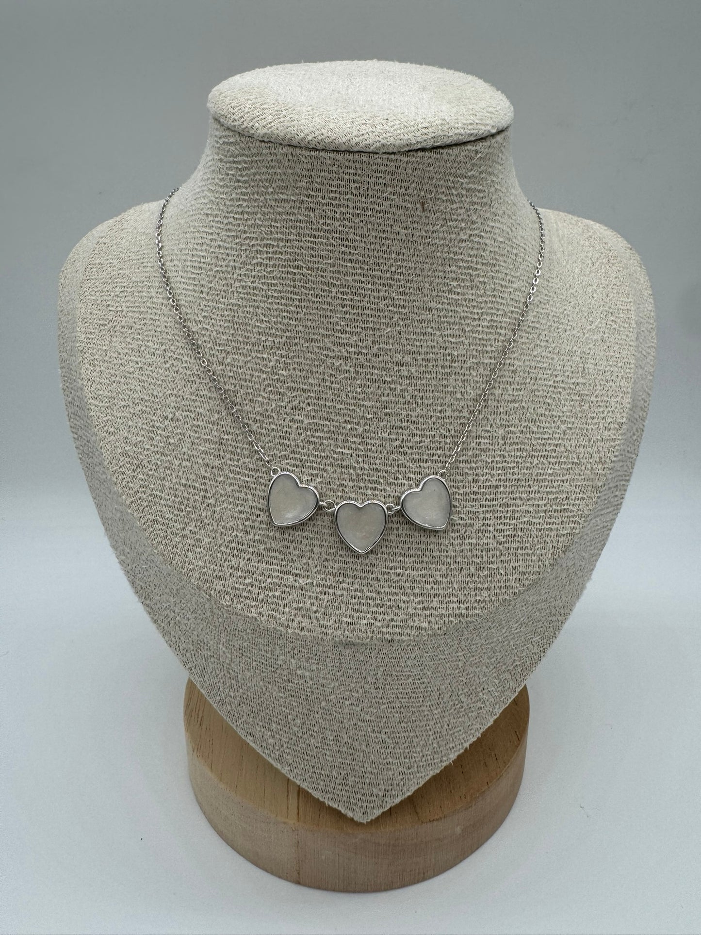 Trinity Heart Breastmilk Necklace