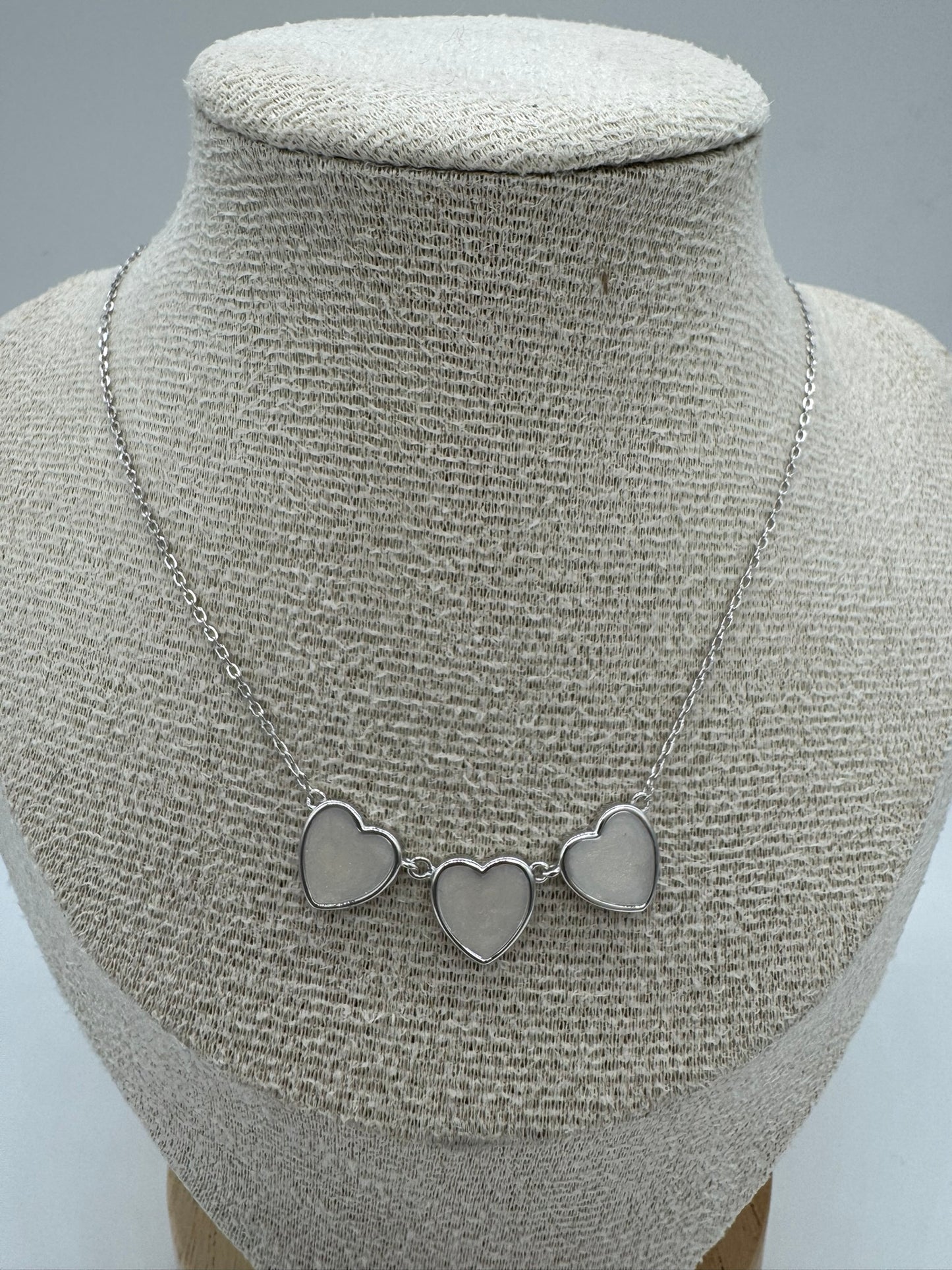 Trinity Heart Breastmilk Necklace