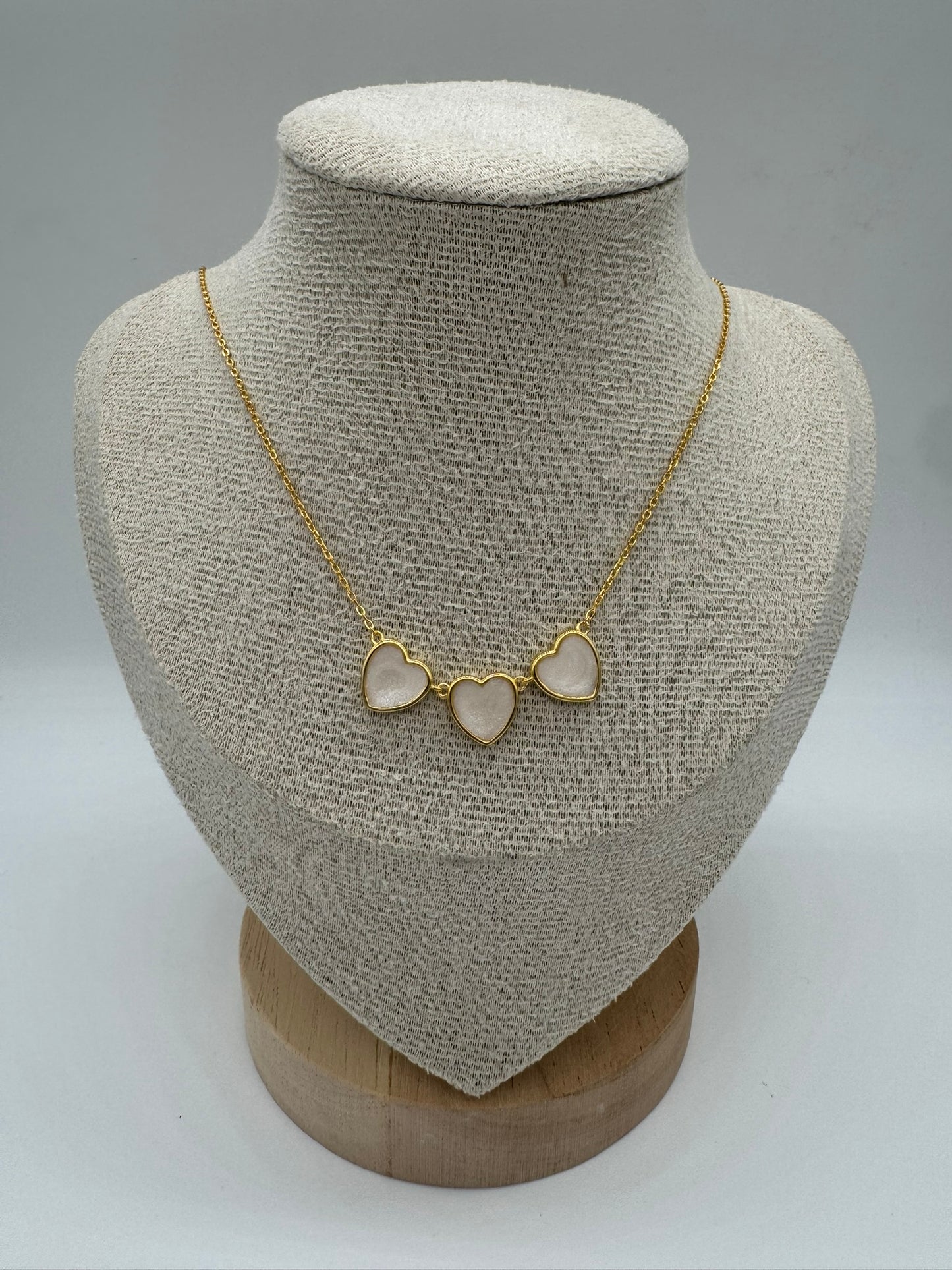 Trinity Heart Breastmilk Necklace