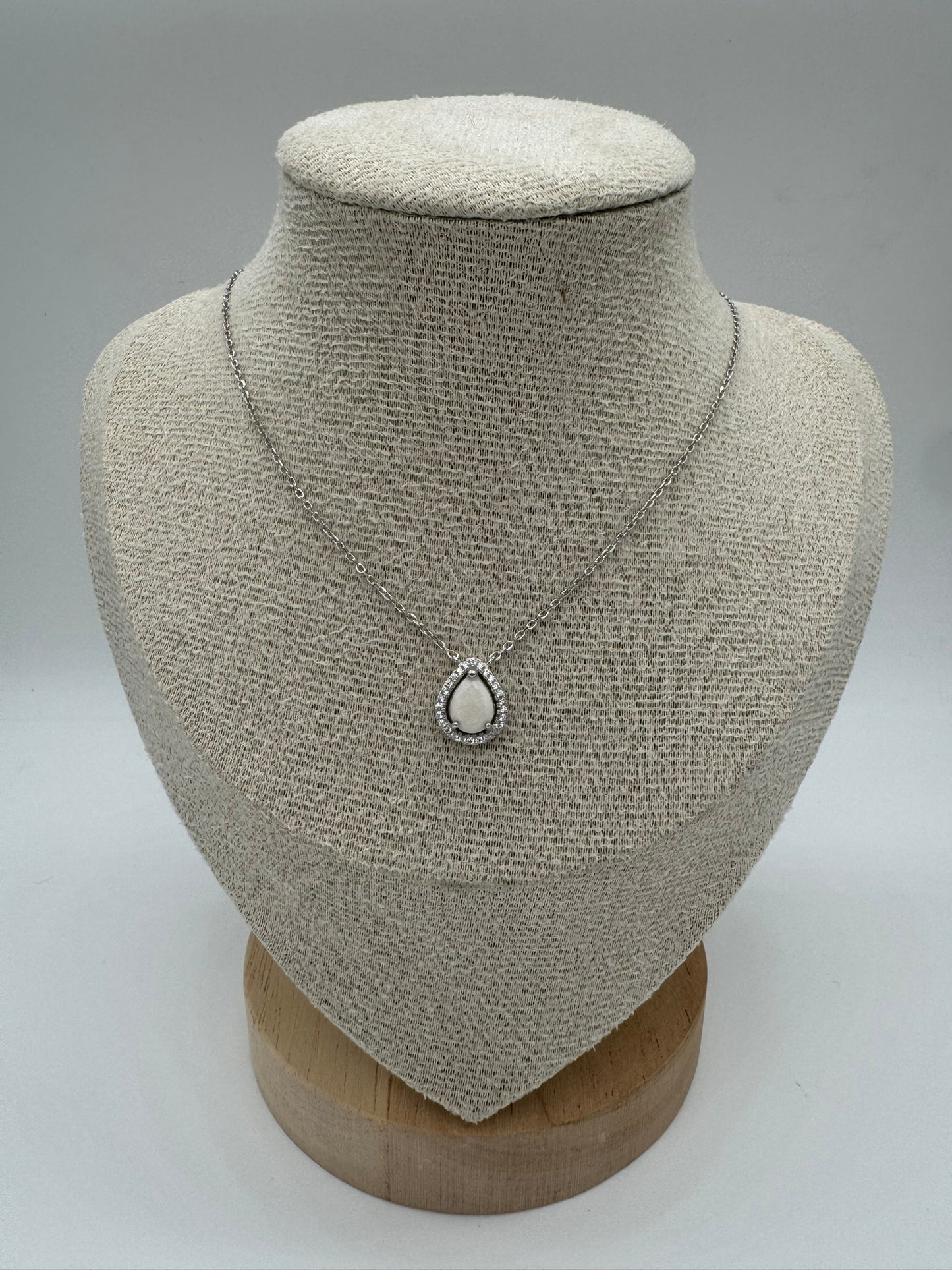 Milk Drop Solitaire Breastmilk Necklace