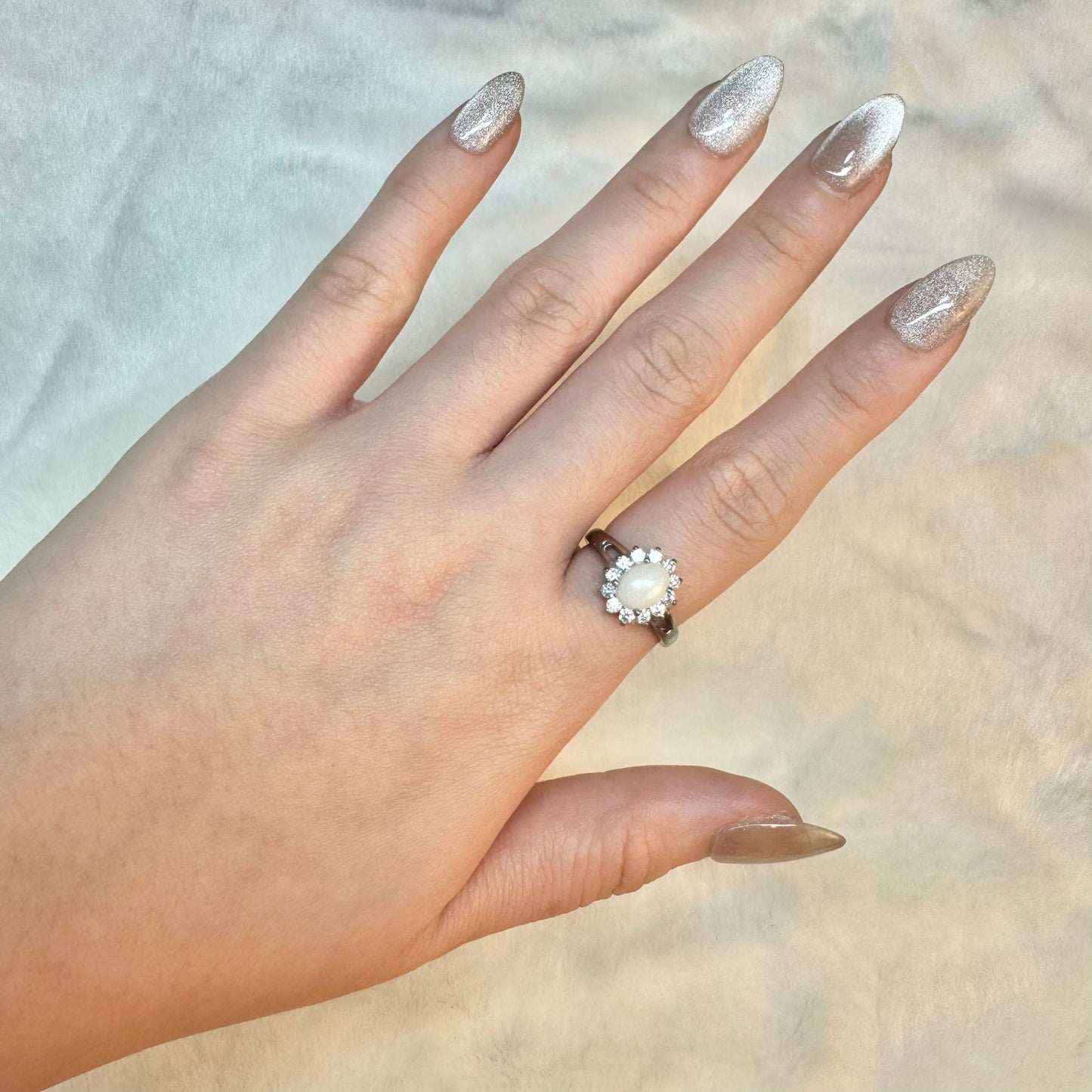 Starlight Breastmilk Ring (Stainless Steel)