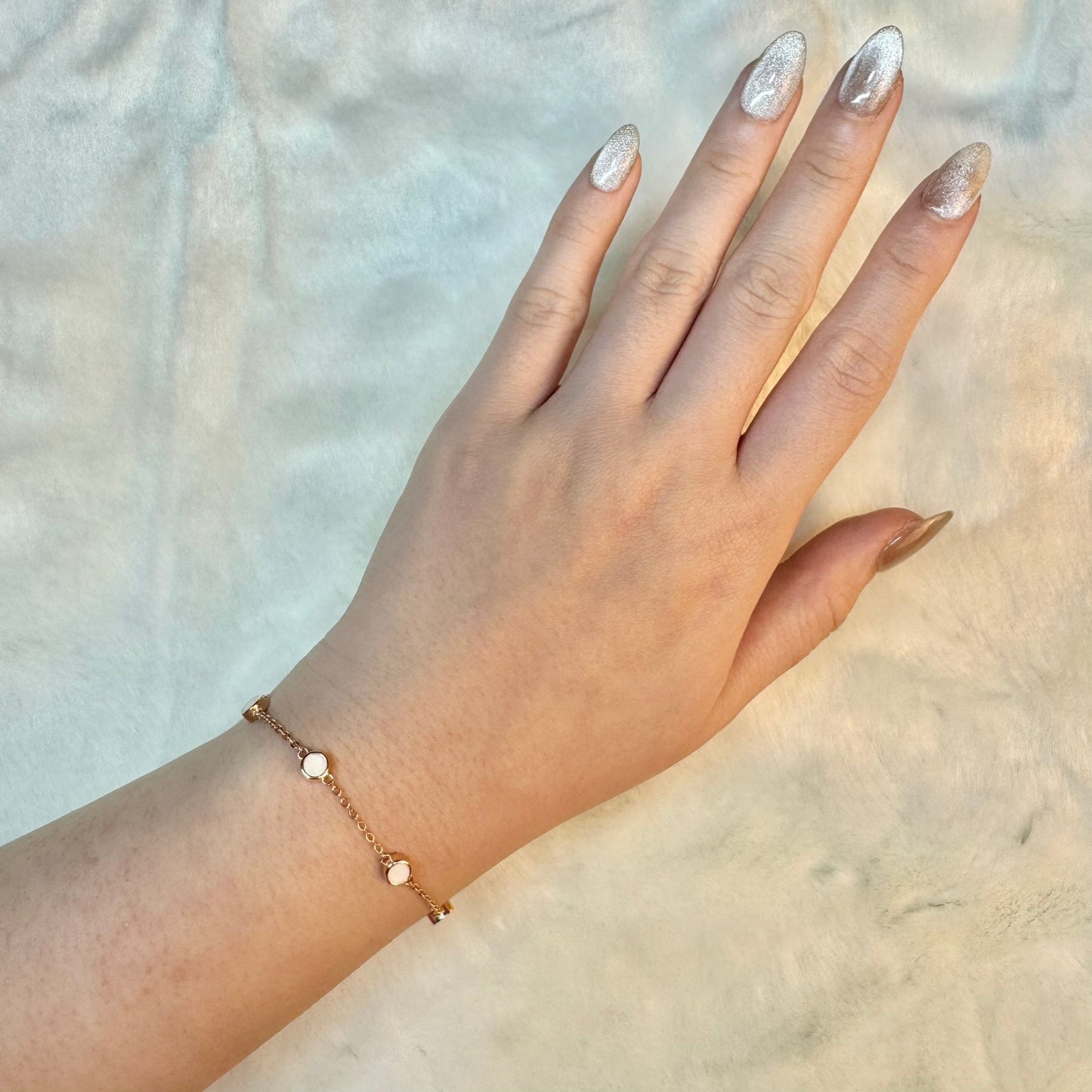 Camilia Solitaire Breastmilk Bracelet