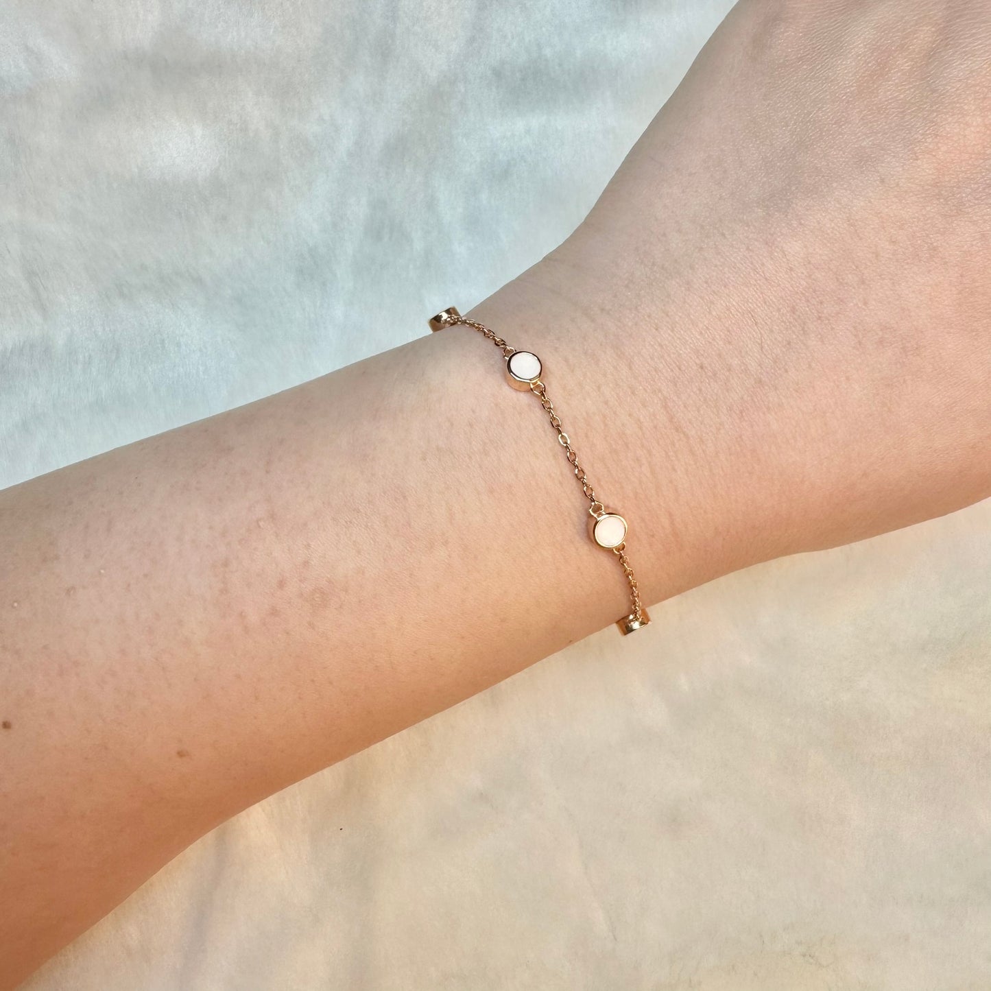 Camilia Solitaire Breastmilk Bracelet