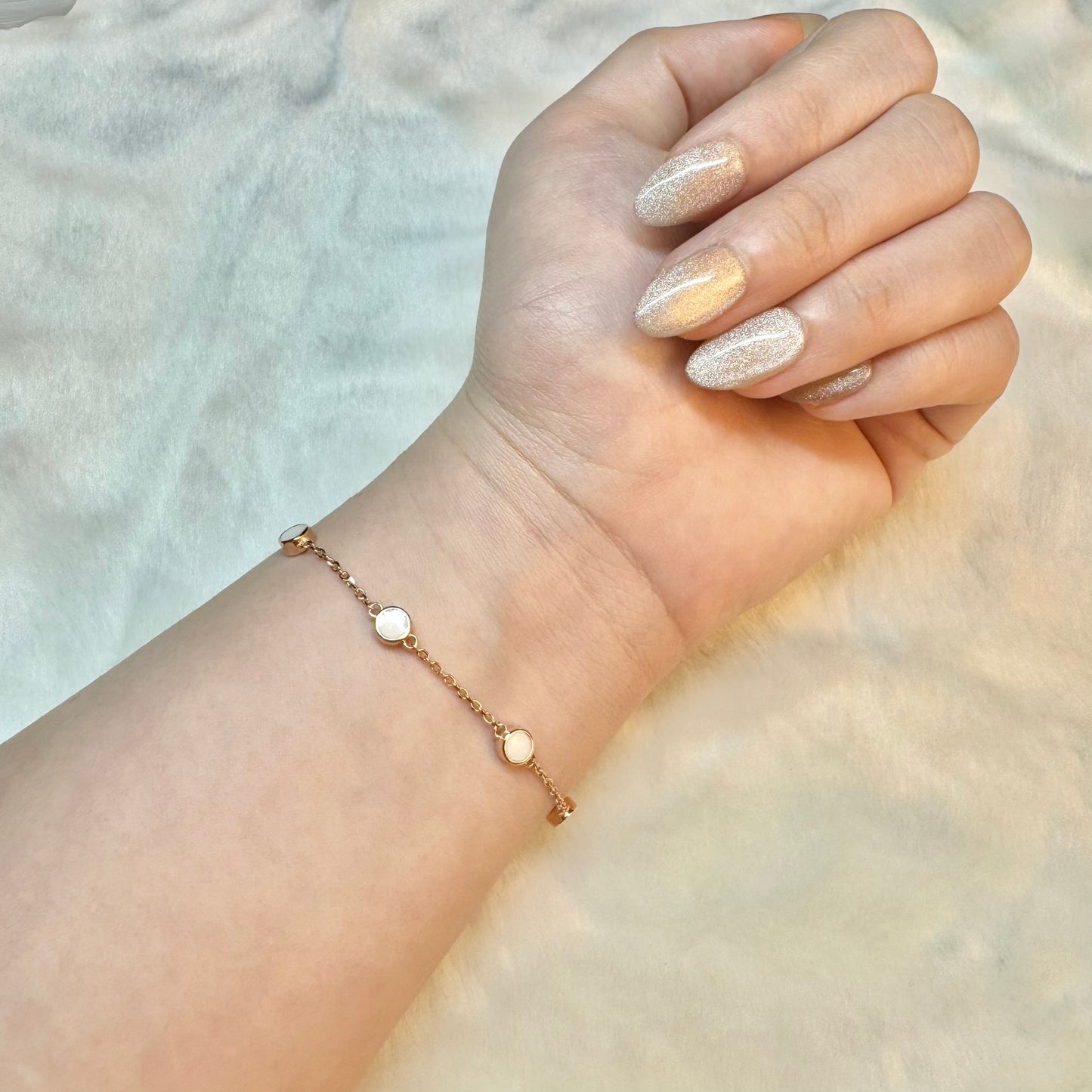 Camilia Solitaire Breastmilk Bracelet