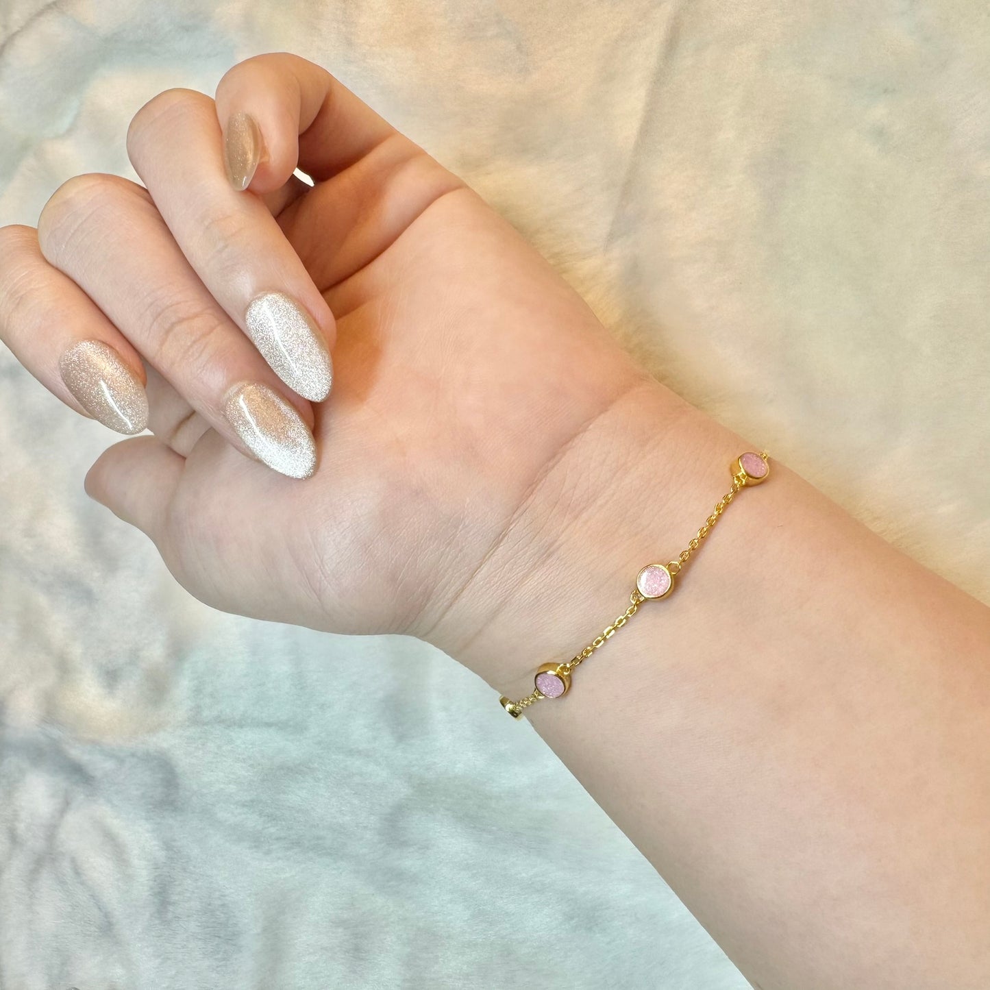 Camilia Solitaire Breastmilk Bracelet