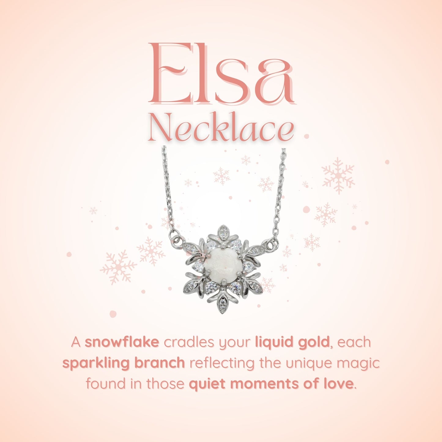Elsa Breastmilk Necklace