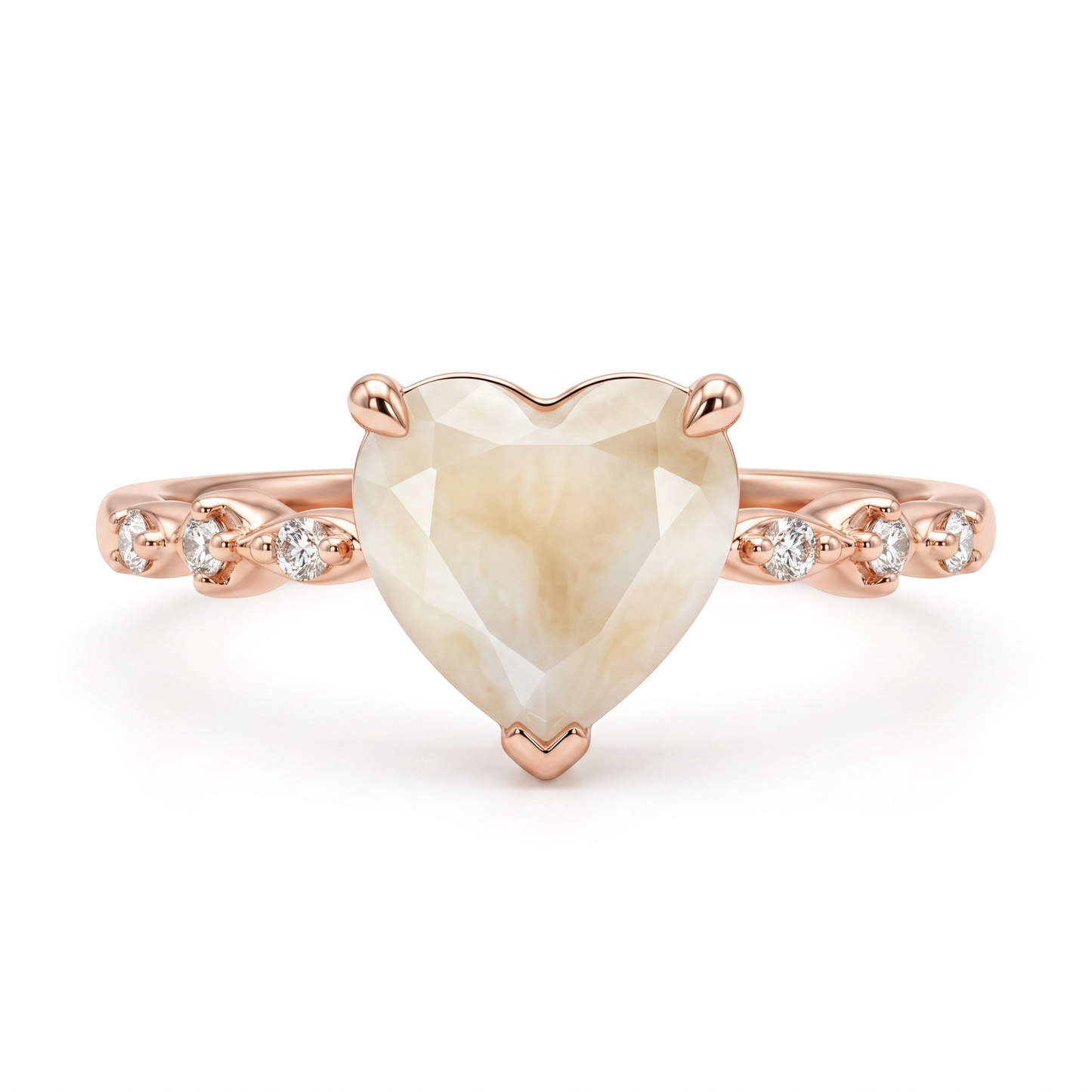 Maeve Solitaire Breastmilk Ring