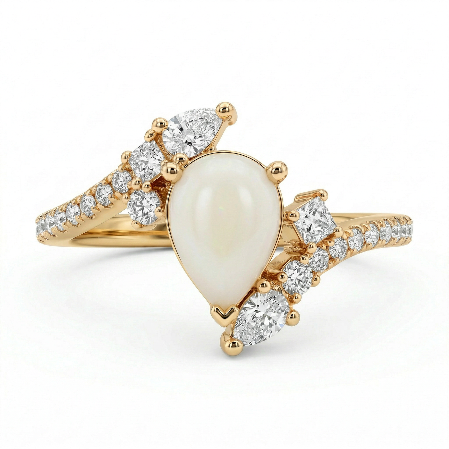 Avelia Solitaire Breastmilk Ring