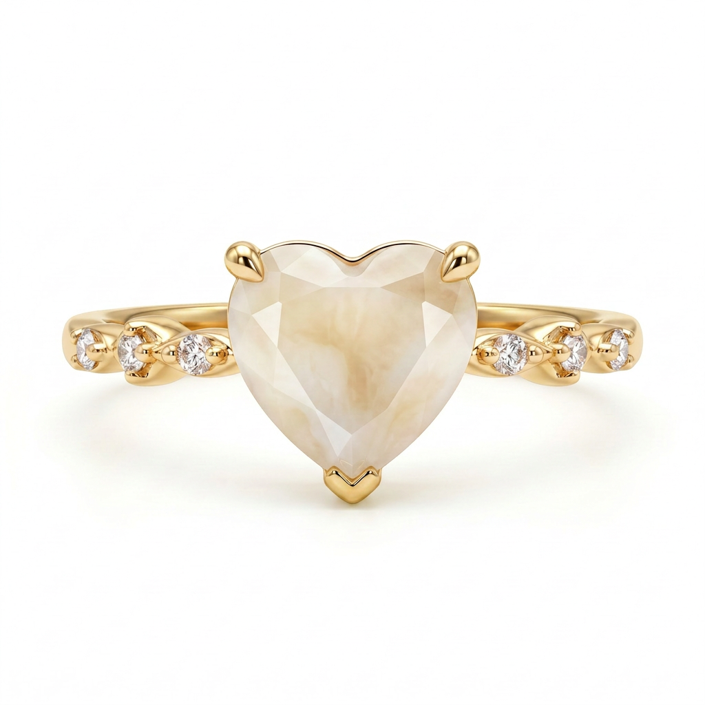 Maeve Solitaire Breastmilk Ring