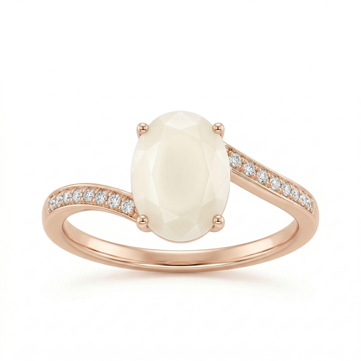 Briana Solitaire Breastmilk Ring