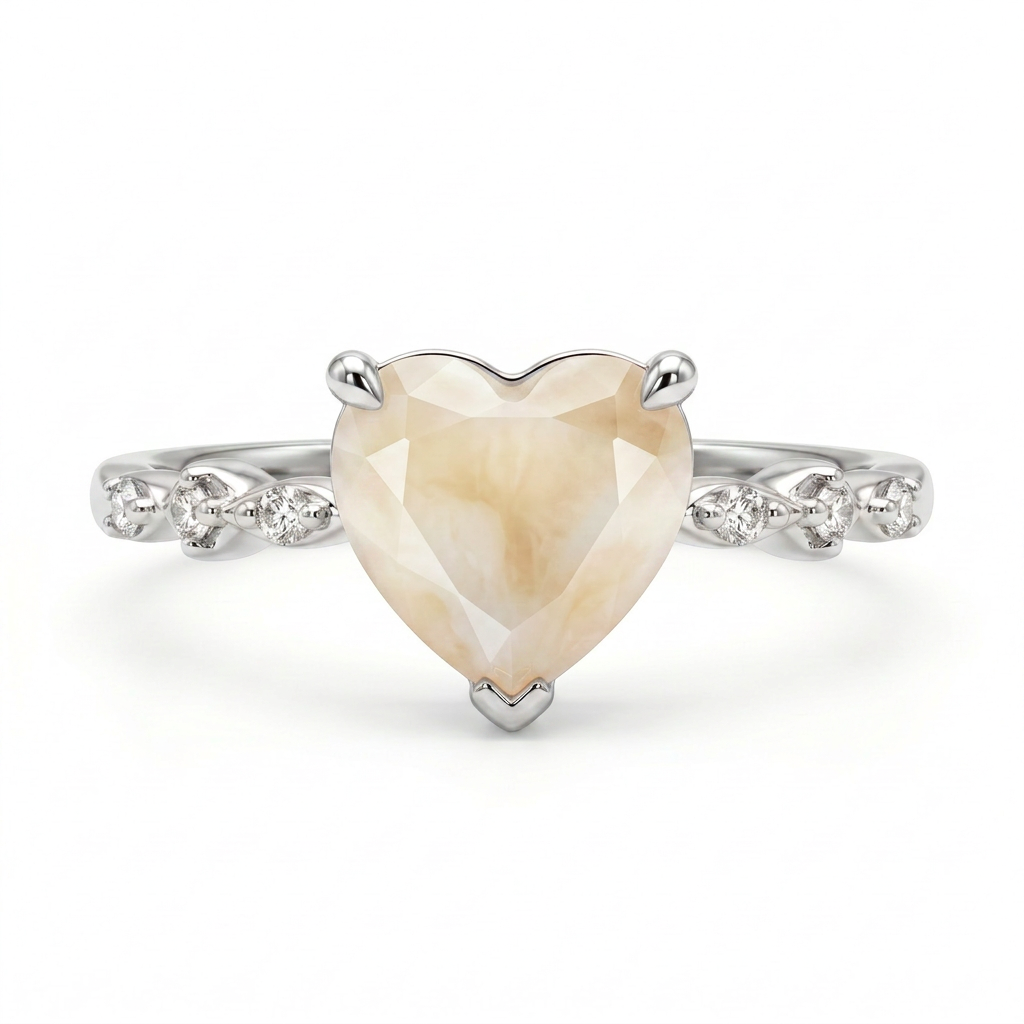 Maeve Solitaire Breastmilk Ring