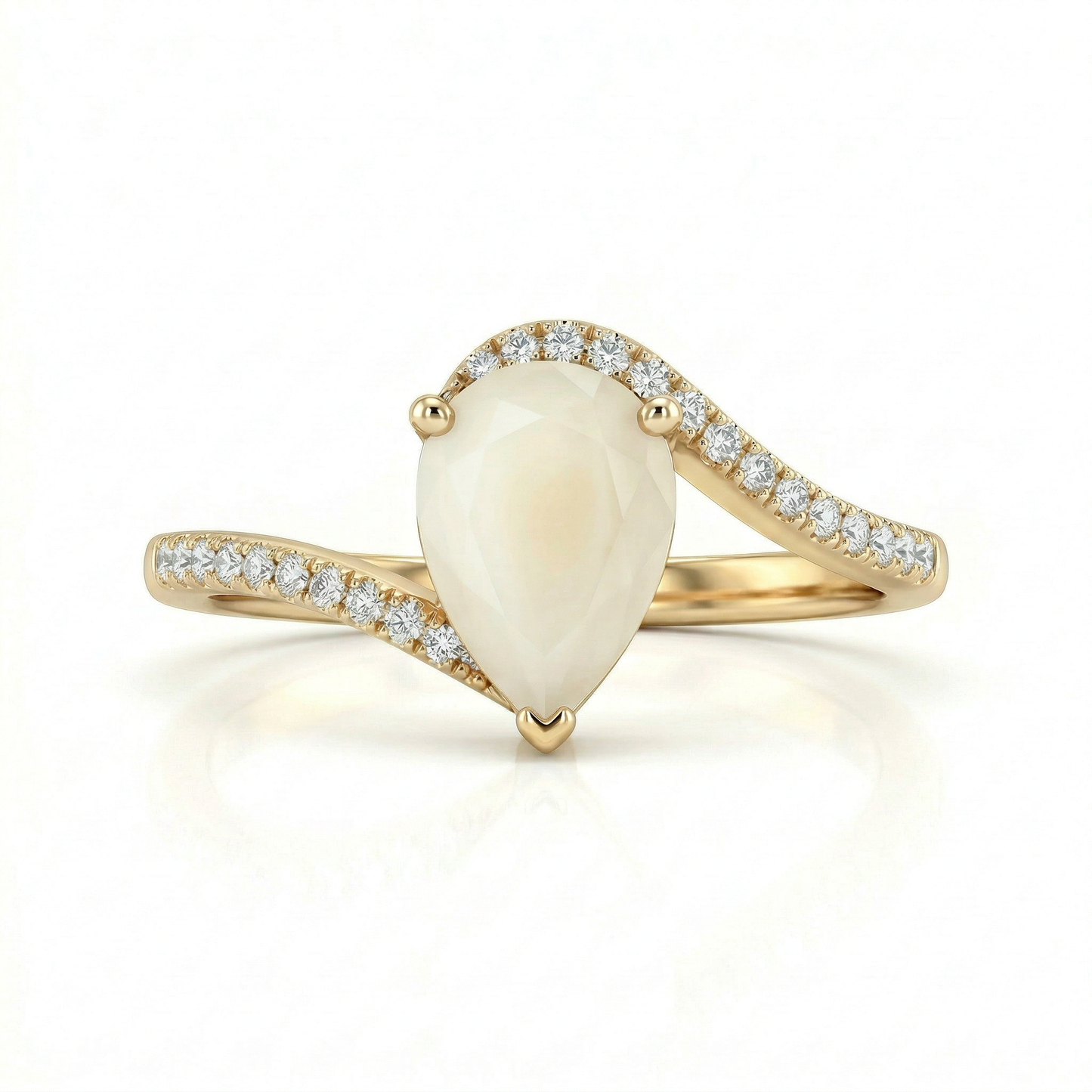 Emellia Solitaire Breastmilk Ring