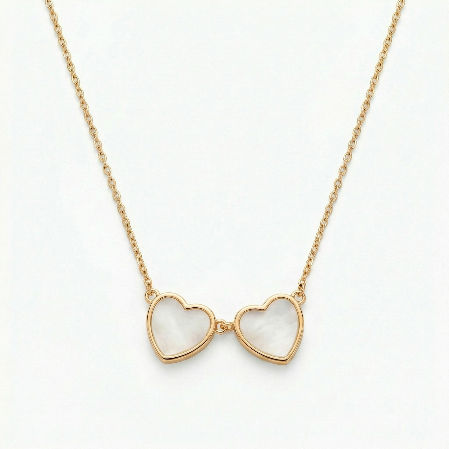 Twin Heart Breastmilk Necklace