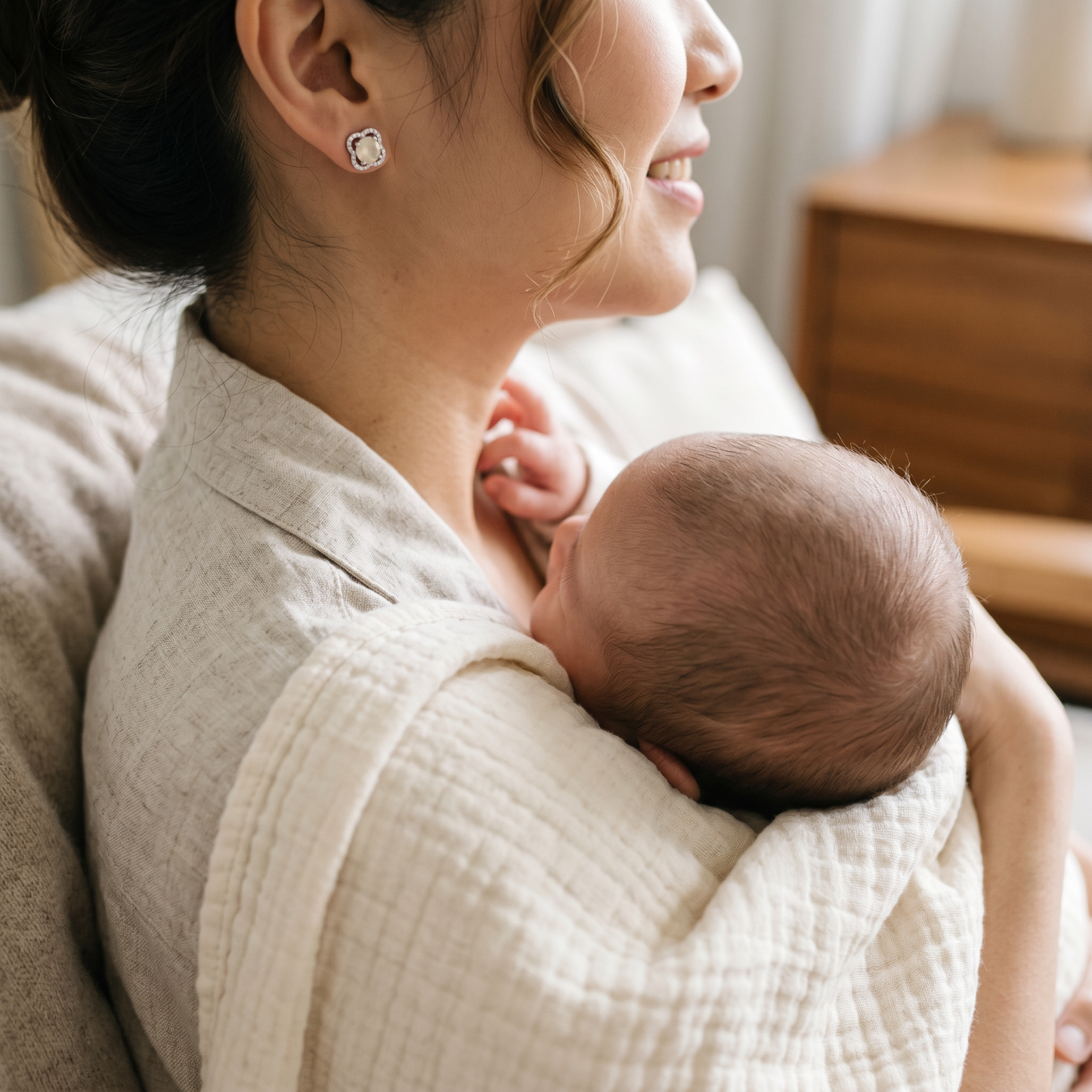 Lucille Breastmilk Ear Studs