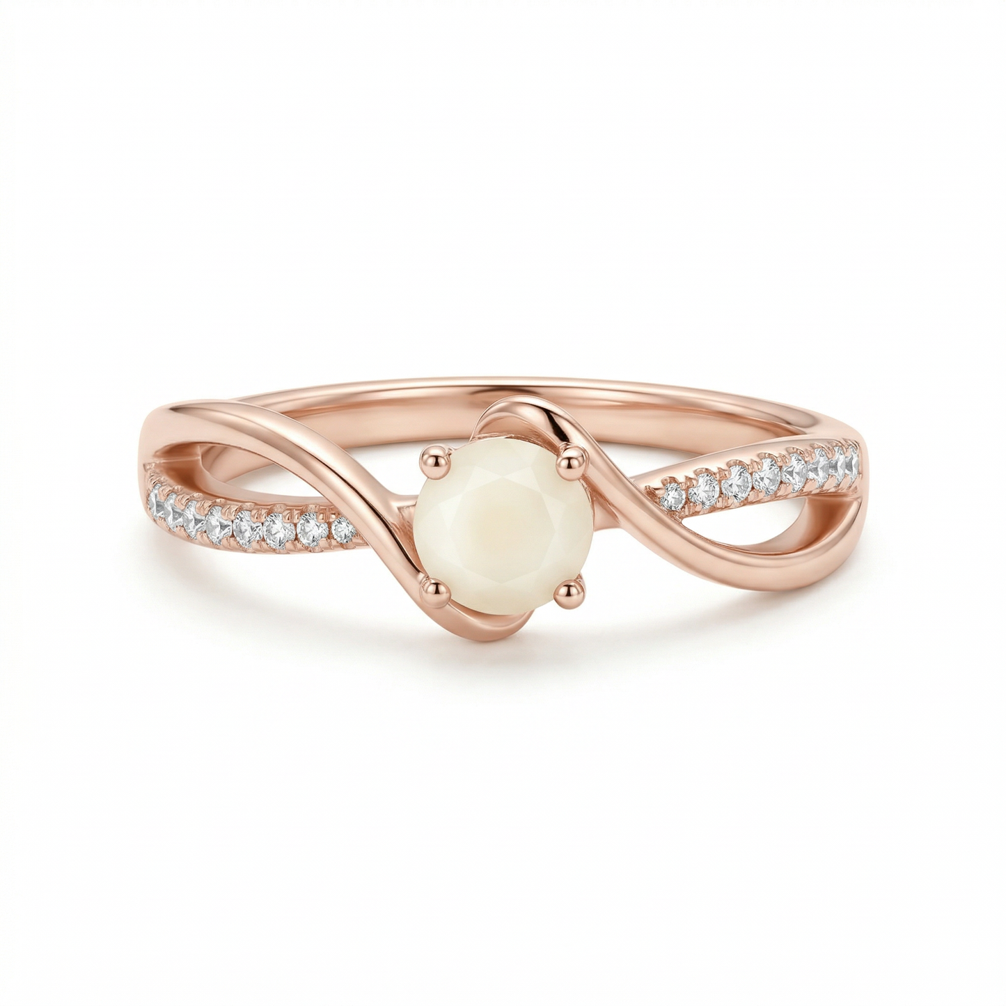 Sophie Solitaire Breastmilk Ring