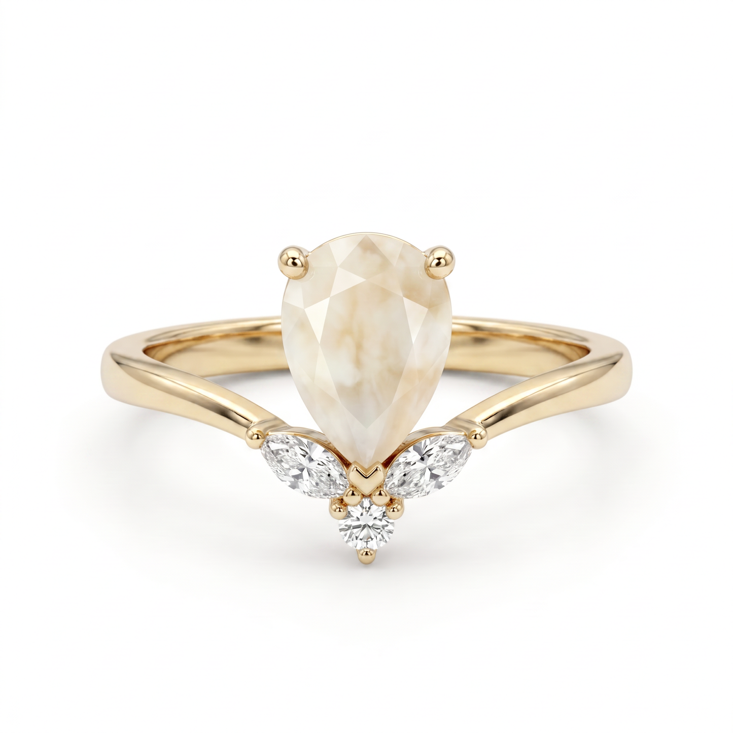 Veronica Solitaire Breastmilk Ring