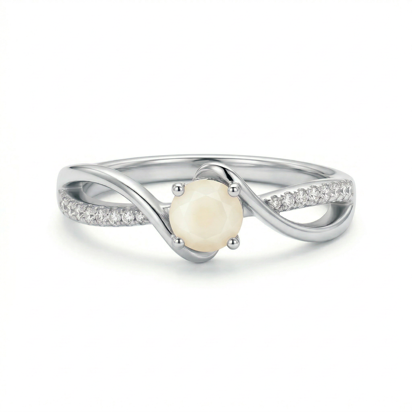 Sophie Solitaire Breastmilk Ring