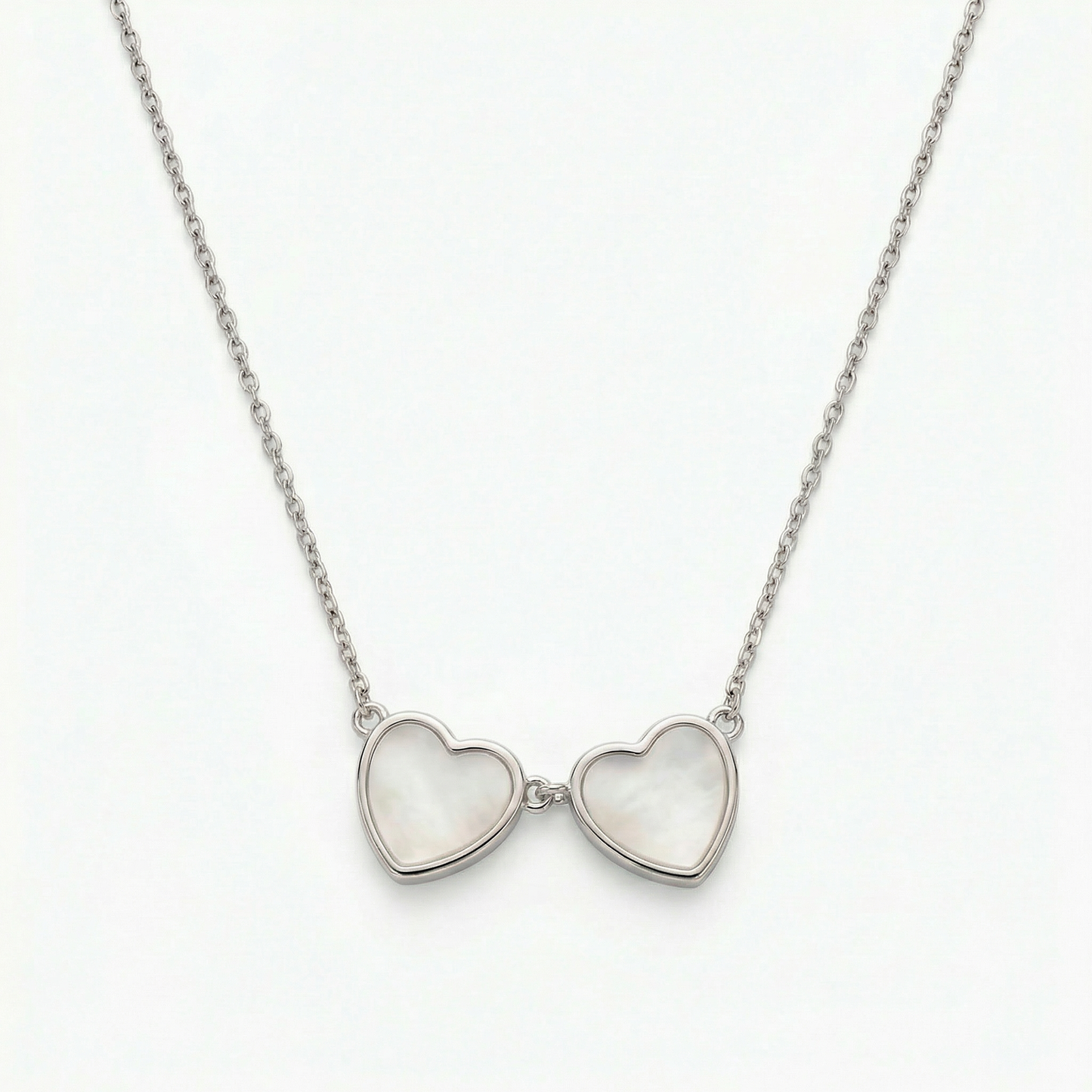 Twin Heart Breastmilk Necklace