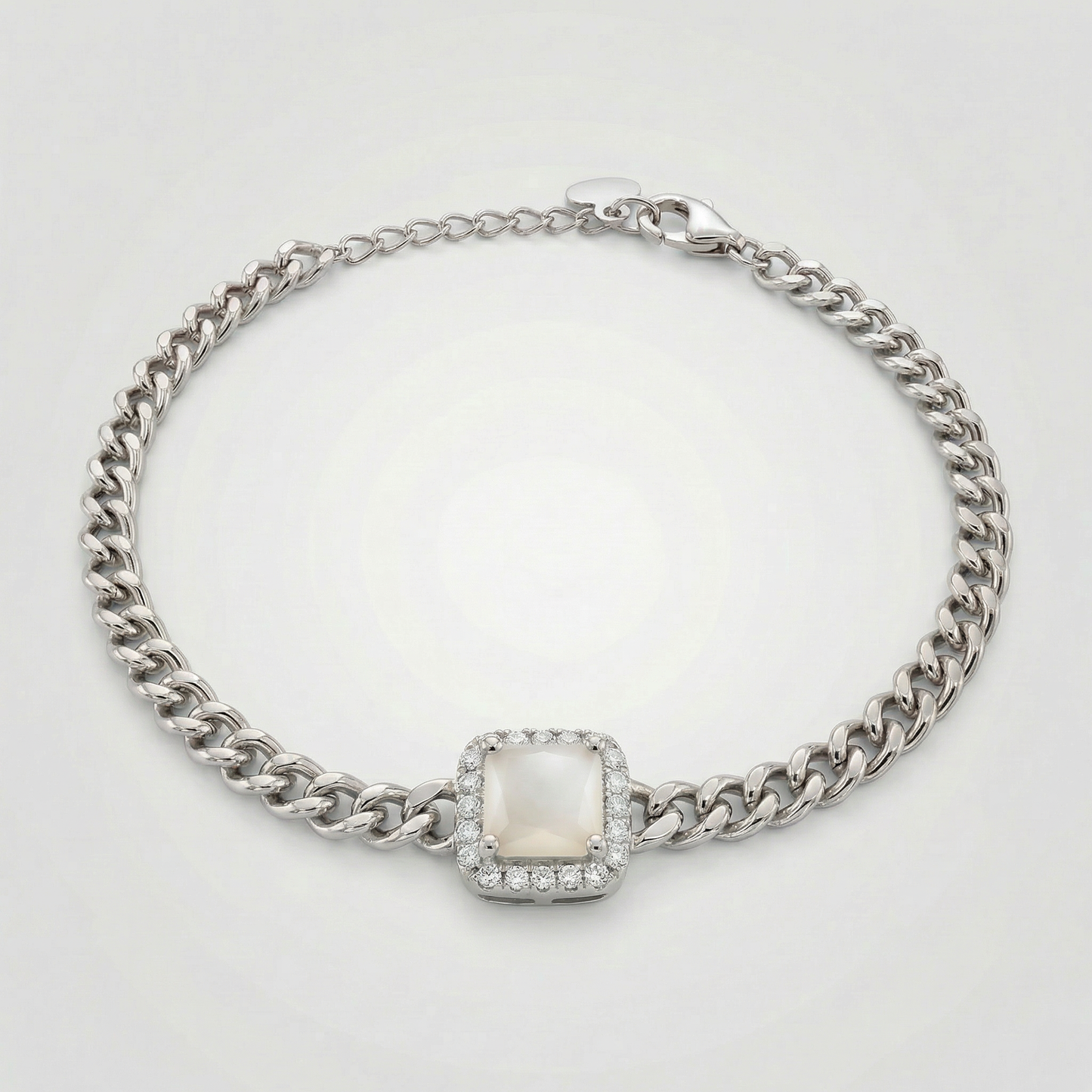 Princess Solitaire Breastmilk Bracelet