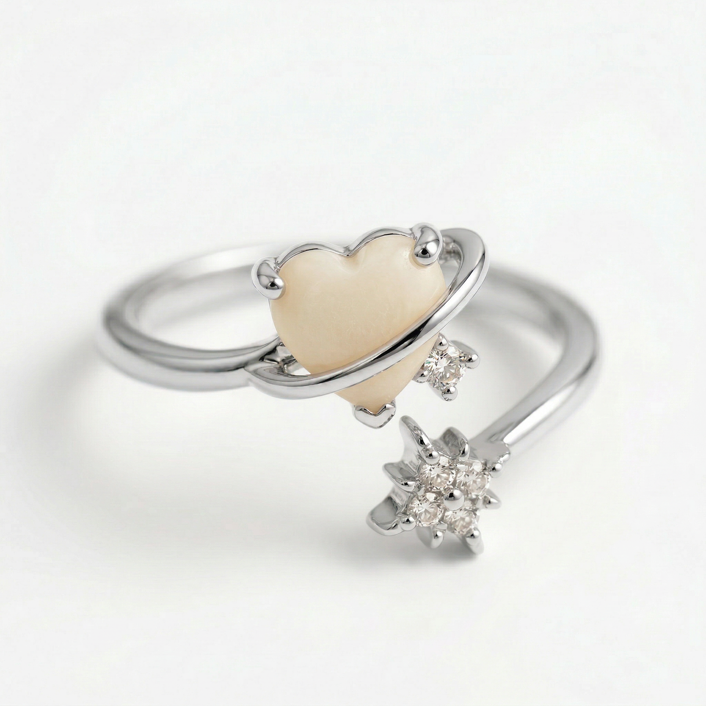 Krystel Solitaire Breastmilk Ring