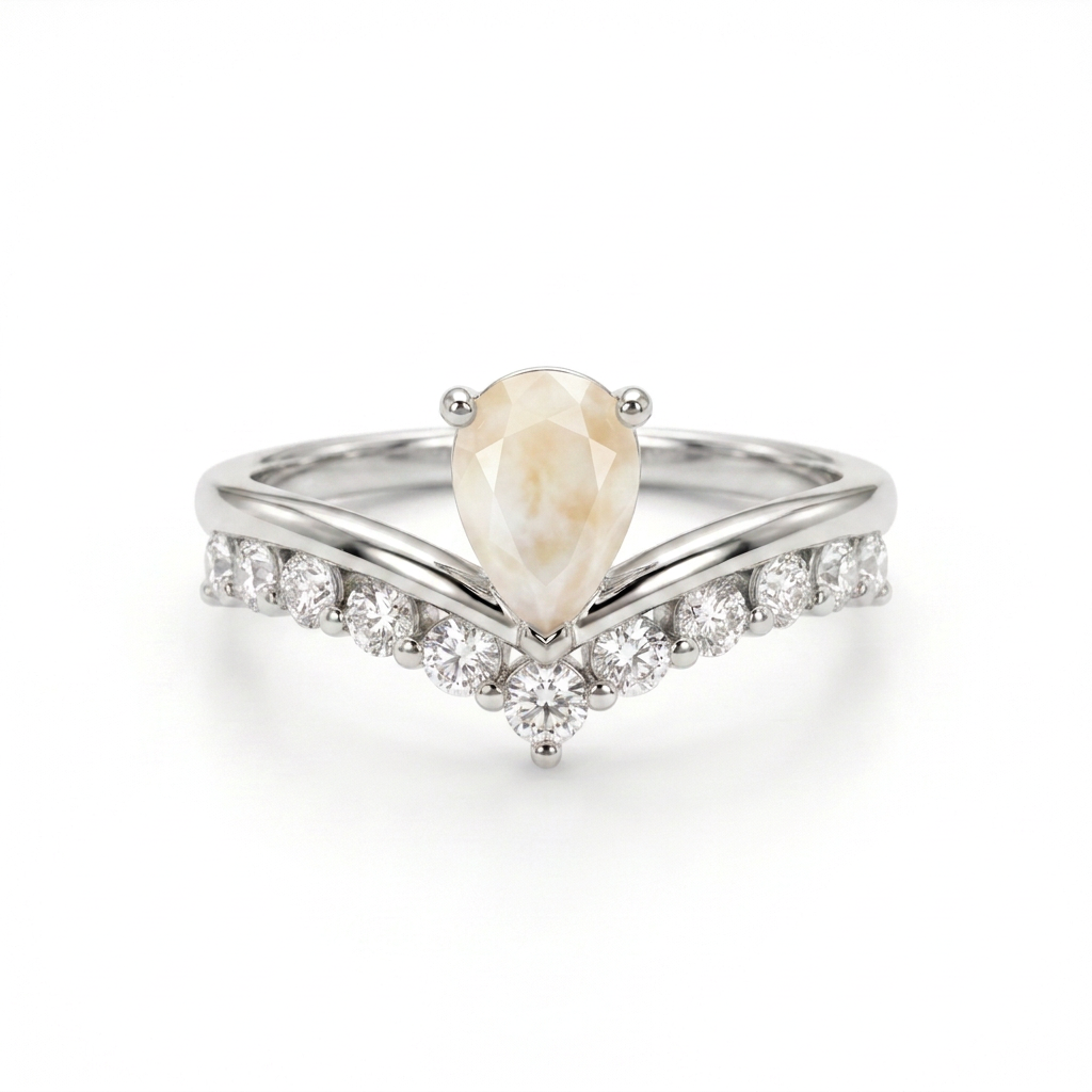 Valerie Solitaire Breastmilk Ring