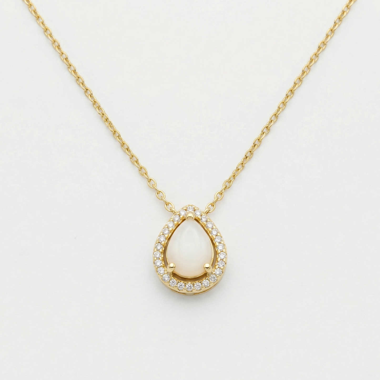 Milk Drop Solitaire Breastmilk Necklace
