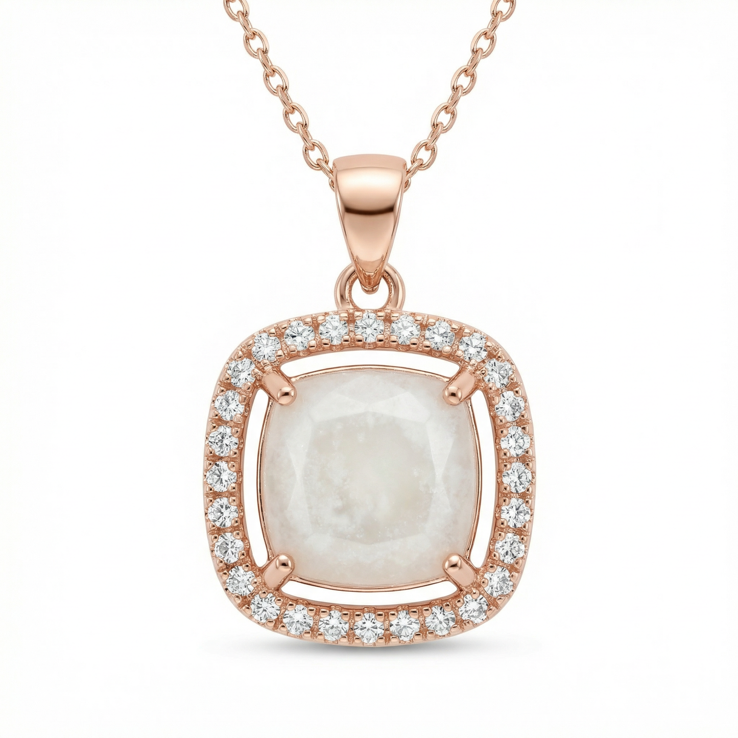Princess Solitaire Breastmilk Pendant