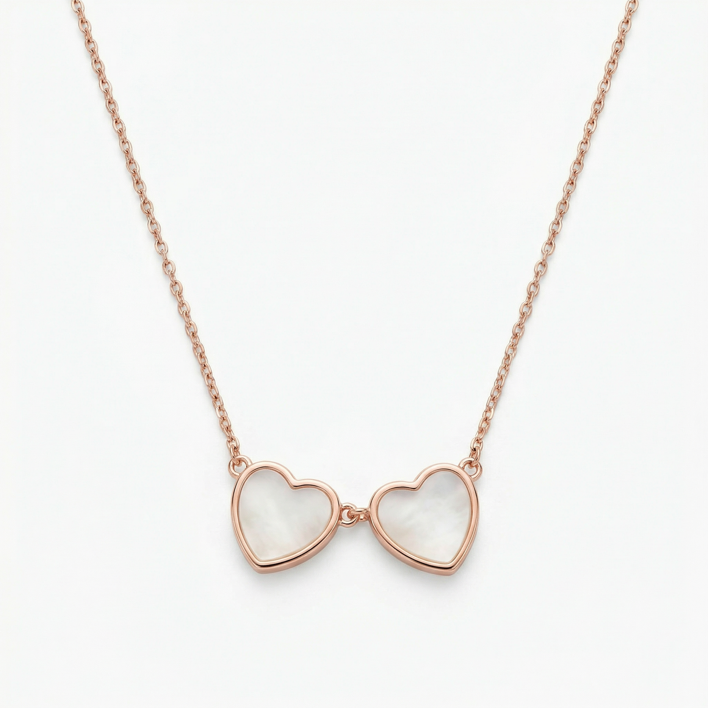 Twin Heart Breastmilk Necklace
