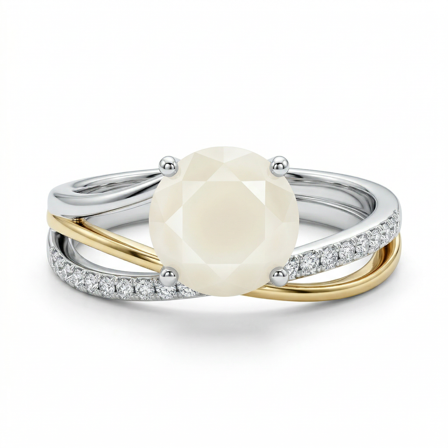 Laura Solitaire Breastmilk Ring