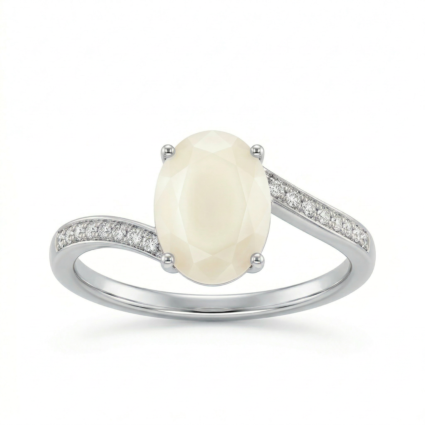 Briana Solitaire Breastmilk Ring