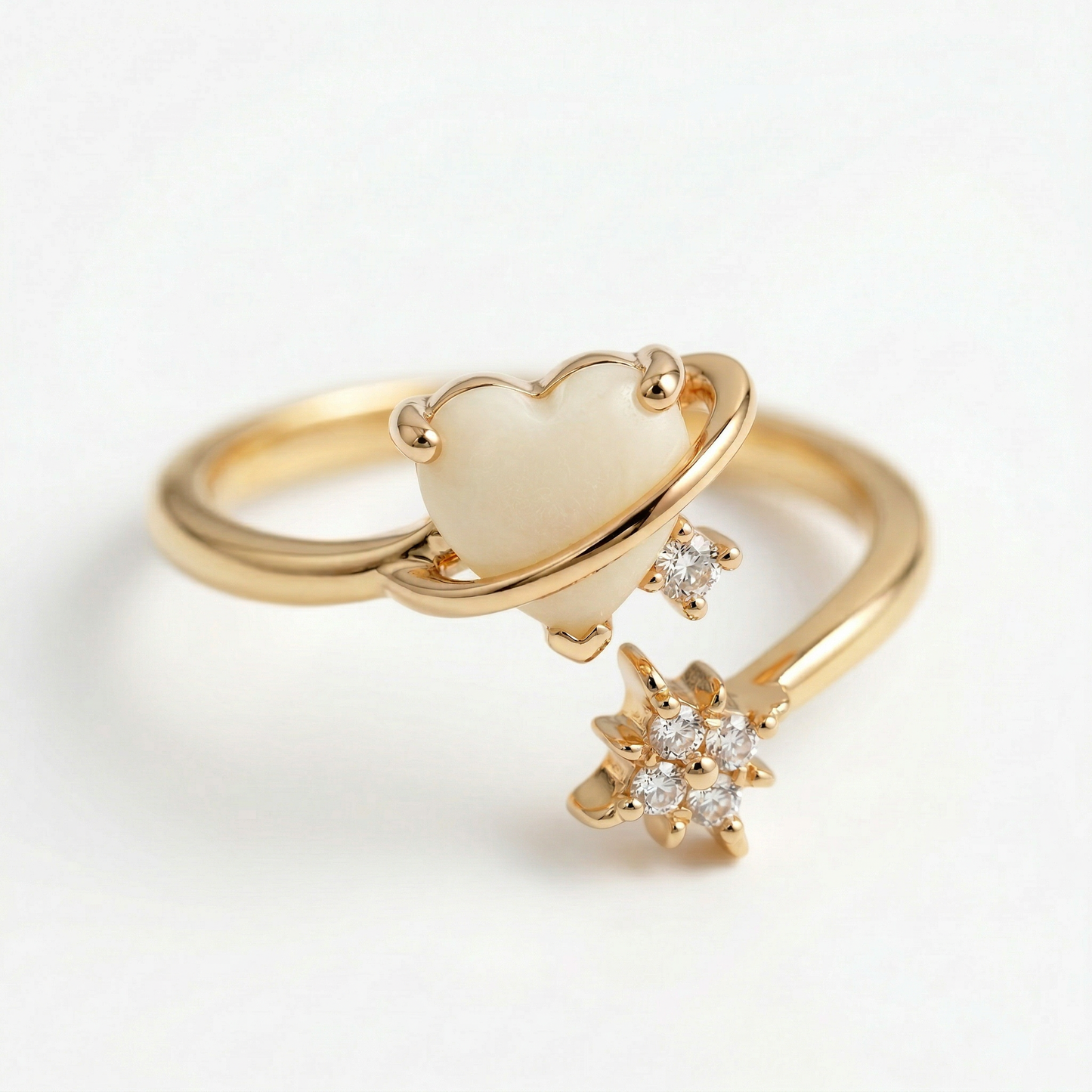 Krystel Solitaire Breastmilk Ring