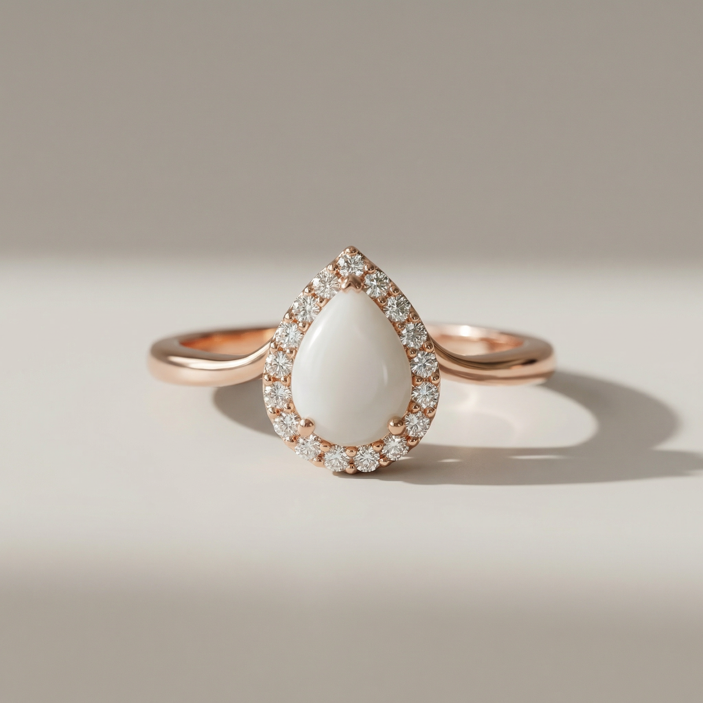 Milk Drop Solitaire Breastmilk Ring